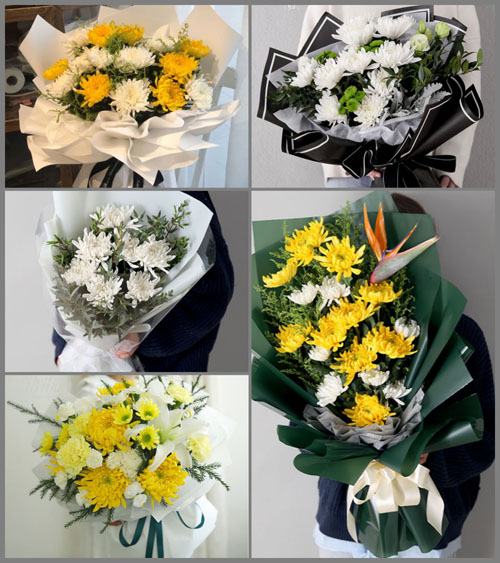 河北承德围场县广发永乡白事花束代送